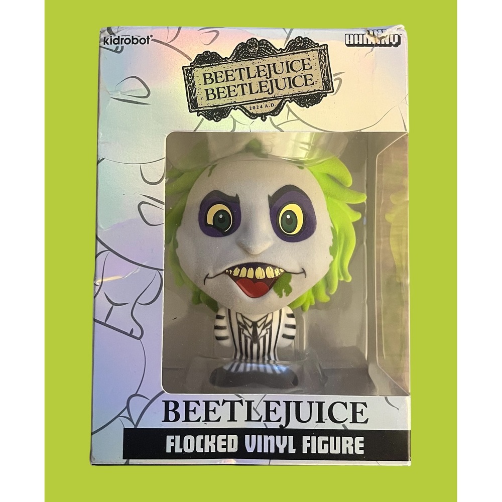 NEW Beetlejuice Flocked Vinyl Figure Collectible Horror Movie